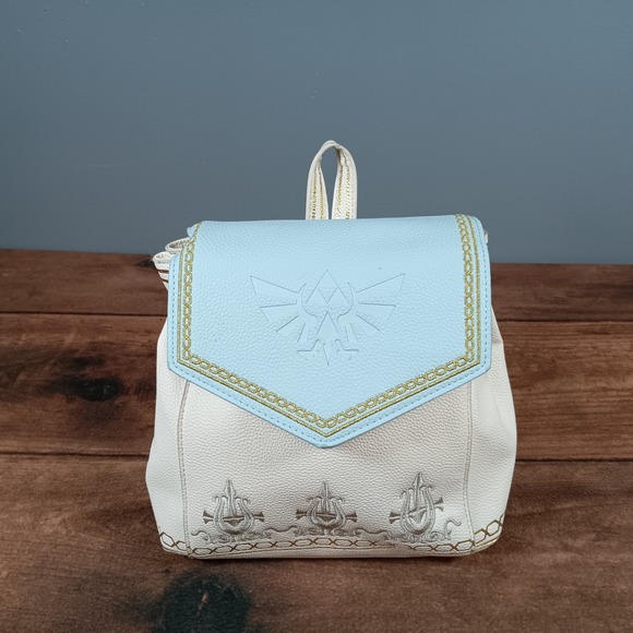 Danielle Nicole Legend of Zelda Triforce Mini Backpack Purse Cute Bag - Picture 1 of 9
